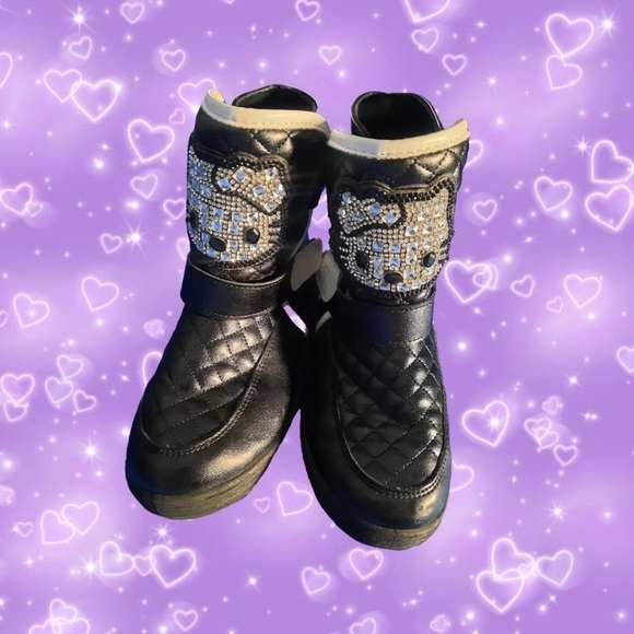 rhinestone hello kitty boots - Picture 1 of 2